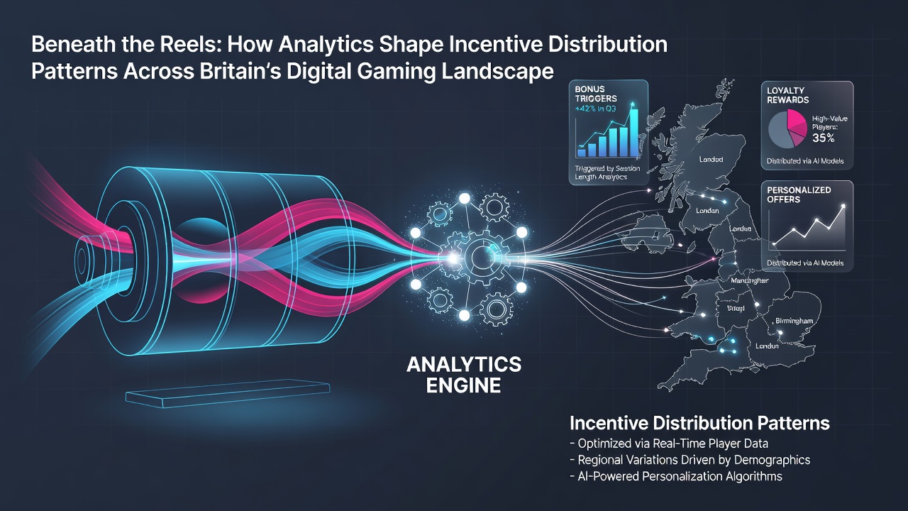 Network visualization showing incentive flows between player segments in UK digital gaming platforms