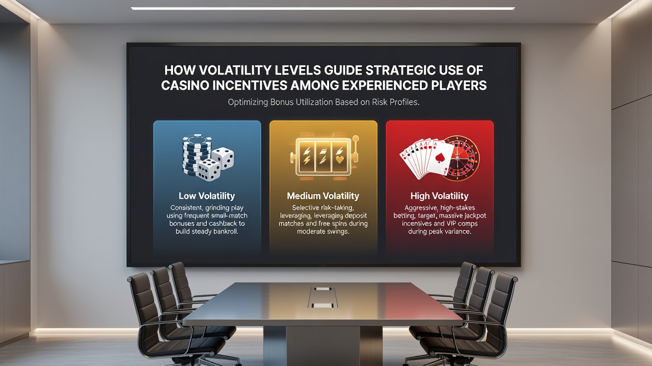 Player interface displaying high-volatility slot metrics next to available bonus options and wagering progress
